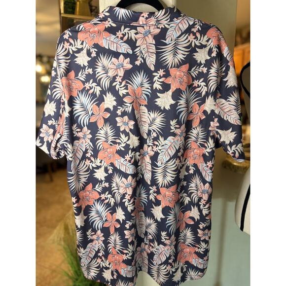 Apt. 9 Premier FLEX Men's Hawaiin Collared Polo Size XL - Picture 2 of 3